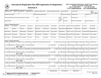 Free Virginia Irp Application PDF Form